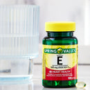 Spring Valley Vitamin E Heart Health Dietary Supplement Soft gels, 180 mg (400 IU), 100 Count
