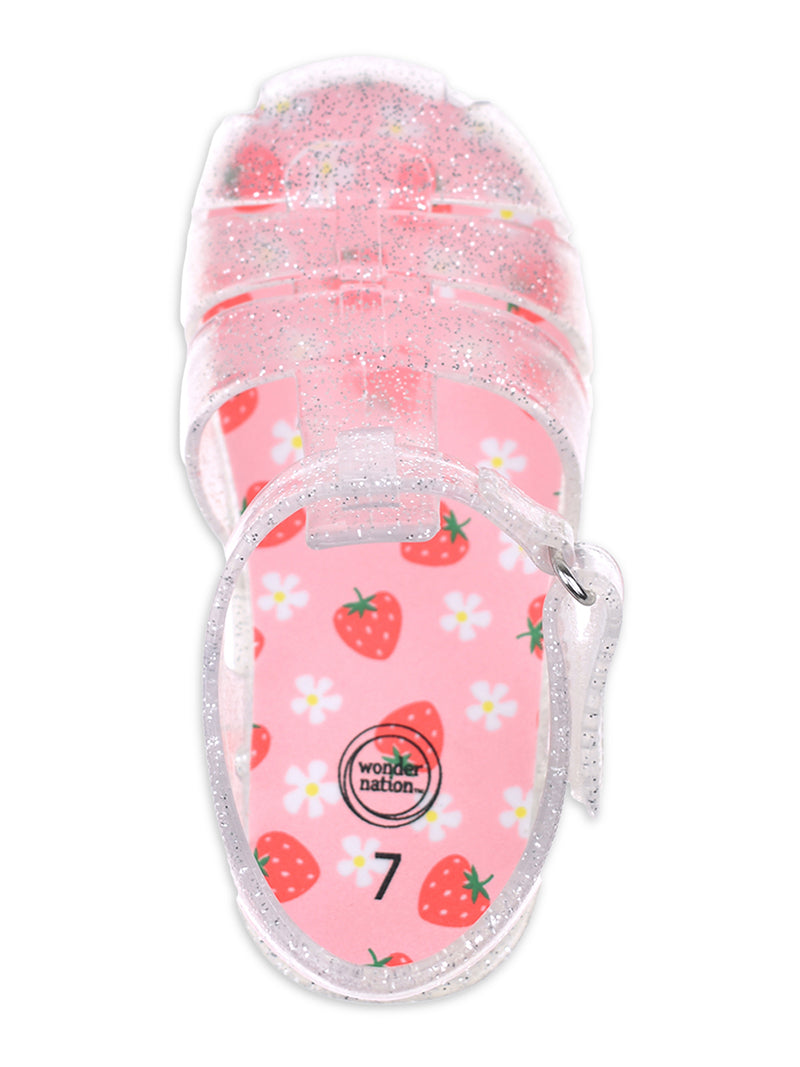 Wonder Nation Toddler Girl's Scented Jelly Sandal