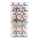 Christmas Ornaments 36-Pack Christmas Ball Ornaments with Strings, Christmas Bulbs