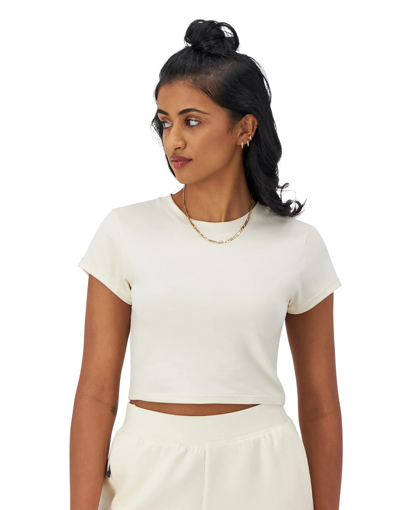 Soft Touch Cropped T-Shirt, C Logo