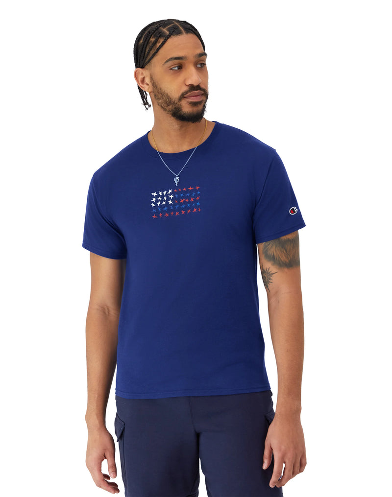 Classic Graphic T-Shirt, Stars Flag