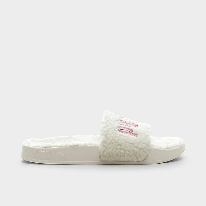 WOMEN'S PUMA LEADCAT 2.0 SHERPA SLIDE SANDALS