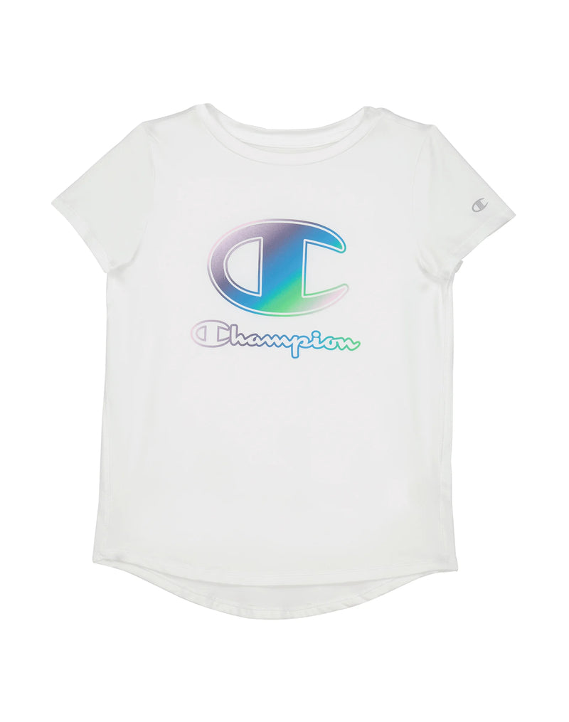 Big Girls' Sport Tee, Script Logo