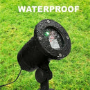 Christmas Projector Lights, Waterproof LED Moving Rotating Red Green Lights with Remote Projection Lamp for Holiday Party Home Gar