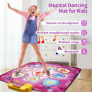 Bluetooth Dance Mat Toys for Girls 3-6 Years Musical Educational Dance Pad Game Toys