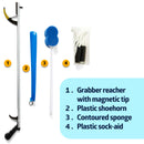 Medline Economy Hip Kit, Mobility Aids Ideal for Hip Surgery Recovery, 4-Pieces with 32"