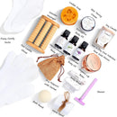 Lovery 20-Pc French Coconut Spa Kit All-Natural Aromatherapy Gift Basket for Self Care