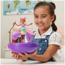 Hatchimals Crystal Flyers Rainbow Glitter Idol Flying Toy with Lights