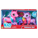 Kid Connection Miniature Unicorn Playset, 16 Pieces