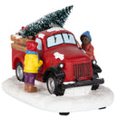 Northlight Bringing Home the Tree Christmas Village Display