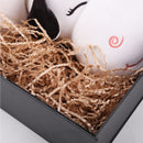 PKGSMART Gift Box, Black Gift Box with Magnetic Lid for Valentine's Day, 9x6.5x3.8 inches