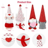 Ayieyill Gnome Decor Valentine Day Home Decorations 2PCS Valentine's Gifts