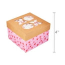 Valentine's Day Large XOXO Confetti Gift Box, 6.25" x 6.25" x 4.25", by Way To Celebrate