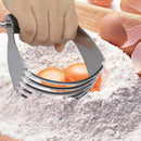 Pastry Cutter Set,Pastry Blender and Dough Scraper, Professional Stainless Steel Bladed (2 Pack)