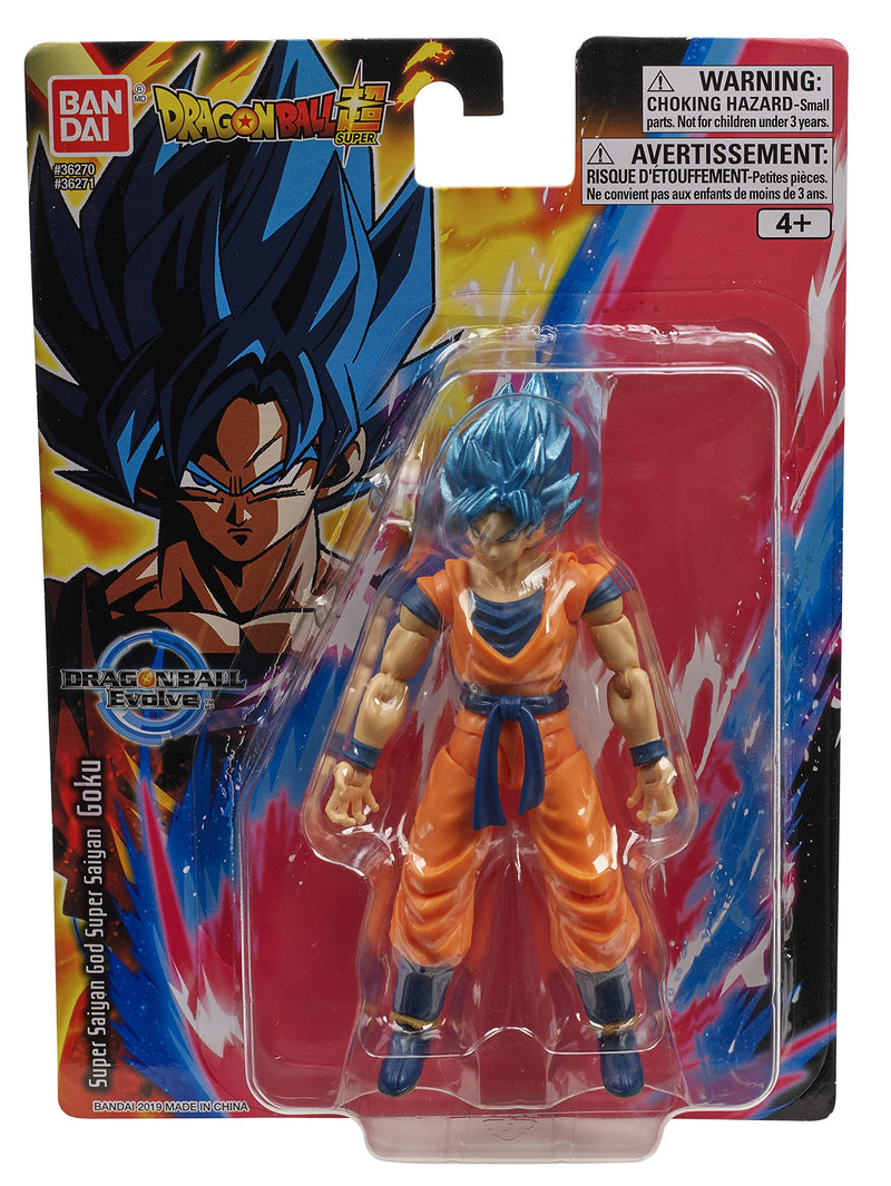 Bandai Namco - Dragon Ball Super - Super Saiyan Blue Vegeta, Dragon Ball Evolve 5" Action Figure