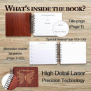 Wooden Funeral Guest Book Set for Memorial Service Celebration of Life Party Decorations in Loving Memory Guest Register Book with Pen&Stand, Included Table Sign,Share a Memory Cards and Box-Butterfly
