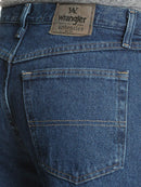 Wrangler Authentics Men's Classic 5-Pocket Relaxed Fit Cotton Jean, Dark Stonewash, 32W x 32L
