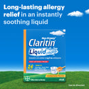 Claritin New Cooling Honey Flavored Liquid, 24hr Non-Drowsy Allergy Medicine for Adults — Instantly Soothing Liquid for Relief of Sneezing, Runny Nose, Watery Eyes and Itchy Throat 8 oz