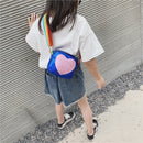 Fashion Heart Girls Small Shoulder Bags Kids Coin Purse Lovely Children's Messenger Bag,Silver