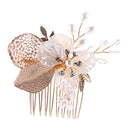OUNONA Combs Rhinestone Hair Side Wedding Hairpin Pearlteeth Headdress
