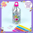 Just My Style Color Your Own Water Bottle, Pre-Designed, Boys and Girls, Child, Ages 6+