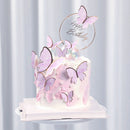 Valatala 40PCS Butterfly Cake Toppers Cupcake Butterflies Toppers Cake Decoration