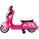 Disney Minnie Mouse 6V Euro Scooter Ride-on Battery-Powered Toy for Girls, Ages 1.5+