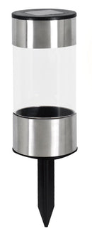 Mainstays Stainless Steel Solar Powered Mini Bollard Path Light