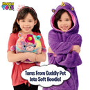 Huggle Pets Rainbow Unicorn Animal Hoodie Sweatshirt and Plush Toy, As Seen on TV
