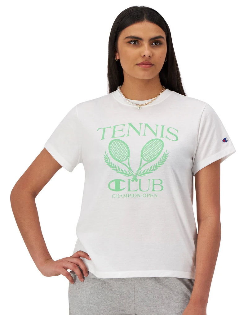 Classic T-Shirt, Tennis Club Graphic