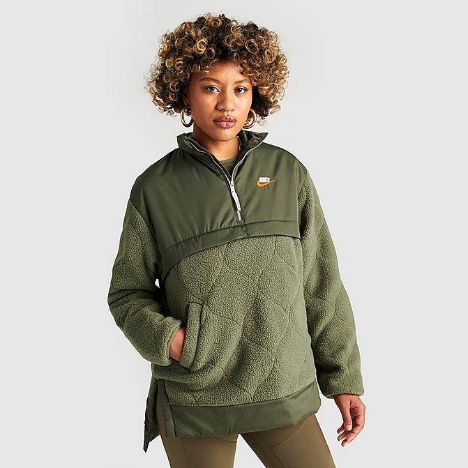 WOMEN'S NIKE SPORTSWEAR 1/4-ZIP HIGH-PILE CITY UTILITY JACKET