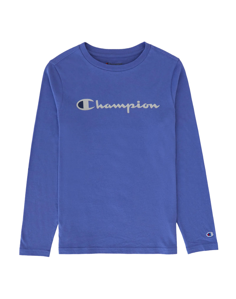 Little Kids’ Long-Sleeve T-Shirt, Script Logo