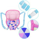 Amerteer Baby Doll Carrier Backpack Doll Accessories Front and Back Handmade Carrier