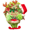 Christmas Wreaths,Plushed Grinch Stole, Burlap Garlands,Wall and Door Decorations