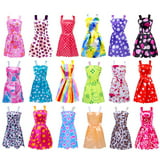 32 PCS Doll Clothes and Accessories Including 5 Party Dresses (No Doll)