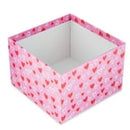 Valentine's Day Large XOXO Confetti Gift Box, 6.25" x 6.25" x 4.25", by Way To Celebrate