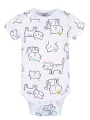 Onesies Brand Baby Girl Short Sleeve Onesies Bodysuits, 8-Pack, Sizes Newborn-12M