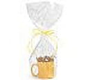 A1BakerySupplies Clear Cello Cellophane Bags Gift Basket Package Flat Gift Bags (9 In X 20 In)- 10 Pack