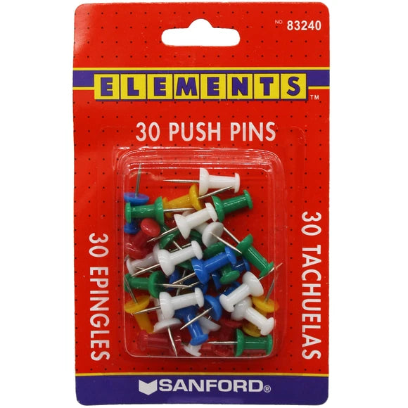 Push Pin Counter 30 Count Sanford Push Pins