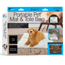 Portable 2-in-1 Folding Pet Mat and Tote Bag