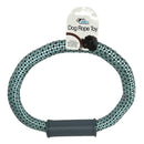 9.5" Jumbo Round Rope Pet Pull Toy with Plastic Handle