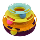 Triple Level Cat Toy Tower with Jingle Balls