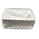 Winifred and Lily 16"x12" Rectangular Pet Storage Bin with Paw Print Design