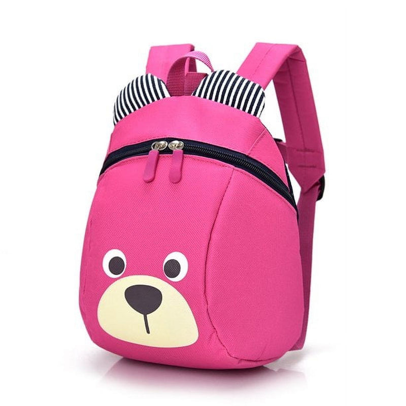 Age 1-2Y Cute Bear Small Toddler Backpack With Leash Children Kids Backpack Bag