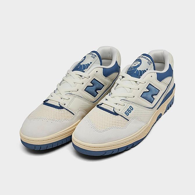 New Balance Men's 550 Casual Shoes in Blue/Off-White/Sea Salt