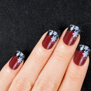 French Tip Artificial Nails Countertop Display