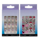 French Tip Artificial Nails Countertop Display