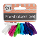 Colored Clasp Free Ponyholders Set