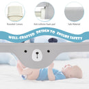 Vertical Lifting Baby Bedrail Guard with Double Safety Child Lock - Large