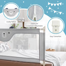 Vertical Lifting Baby Bedrail Guard with Double Safety Child Lock - Large
